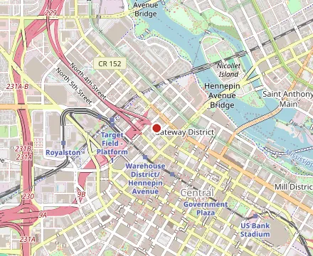 Map showing 112 Eatery