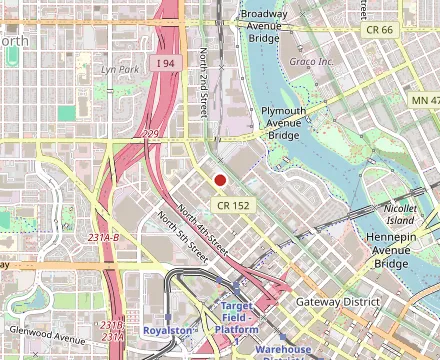 Map showing Bar La Grassa