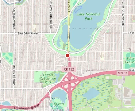Map showing Fat Lorenzos