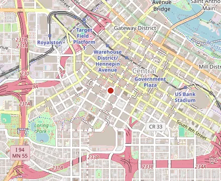 Map showing Hell's Kitchen Inc.