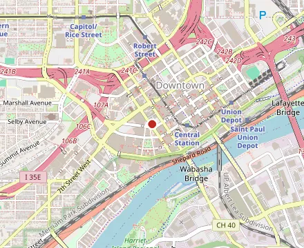 Map showing Meritage
