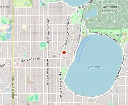 Map showing Tilia