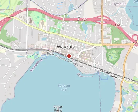 Map showing COV Wayzata