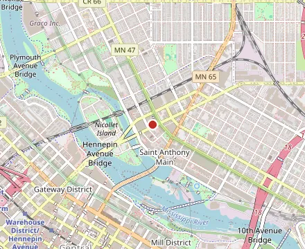 Map showing Kramarczuk's Sausage