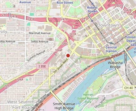 Map showing Cossetta Alimentari