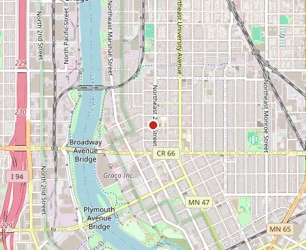 Map showing Vinai