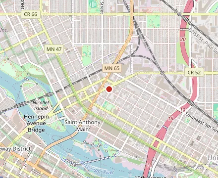 Map showing Brasa Rotisserie