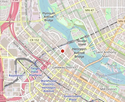 Map showing Porzana