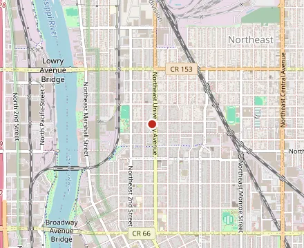 Map showing Jax Cafe