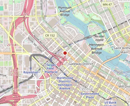 Map showing J.D. Hoyt’s Supper Club